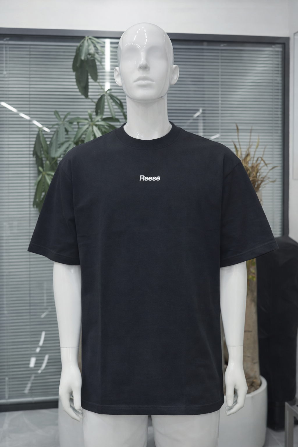 T-shirt Oversize Noir Rassó® – Design Minimal Premium | Taille XXL